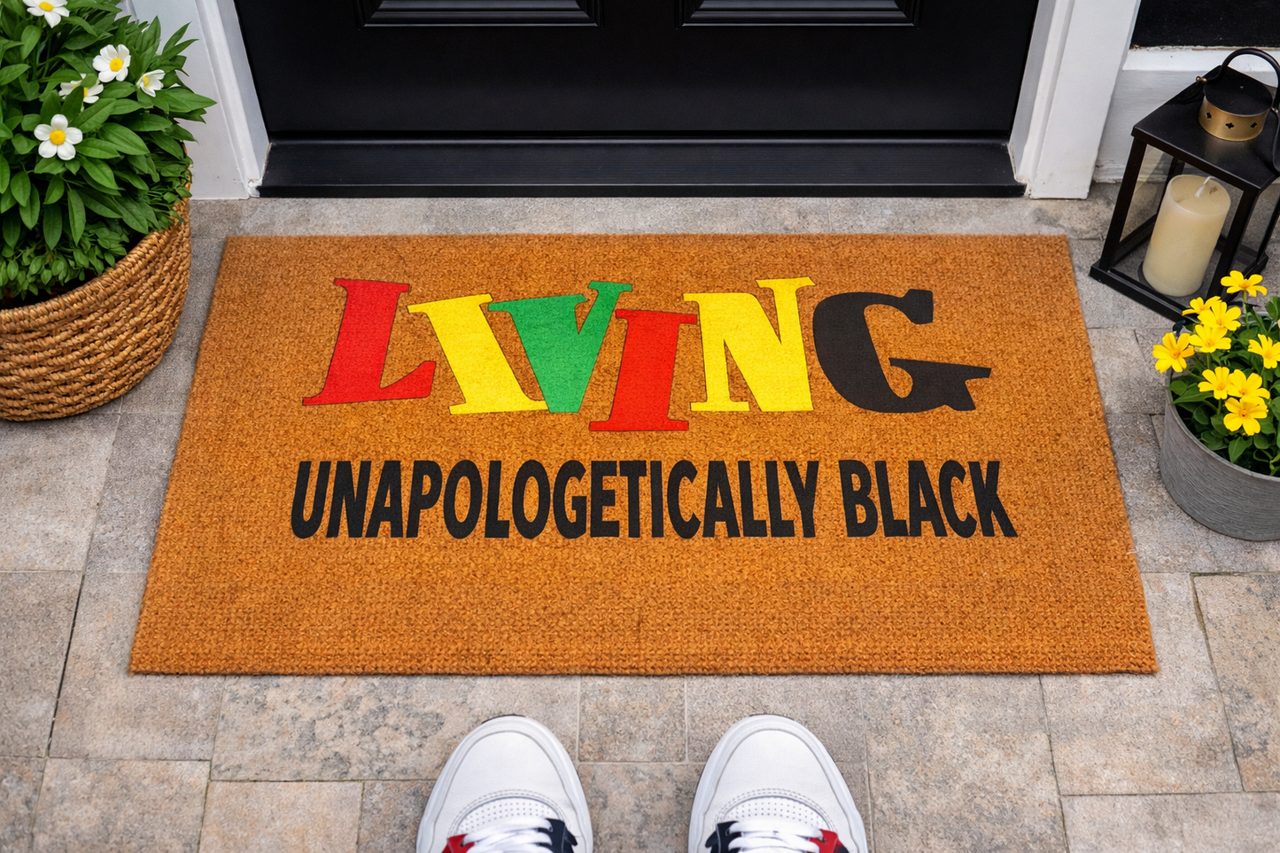 Living Unapologetically Black Doormat