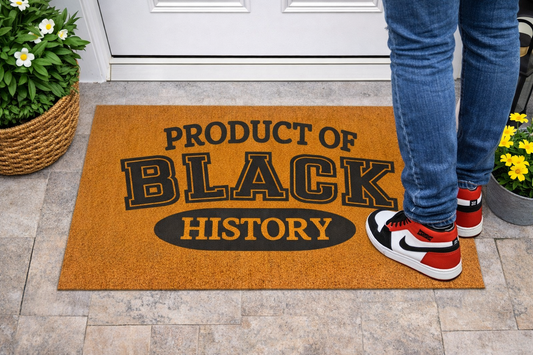 Product Of Black History Doormat