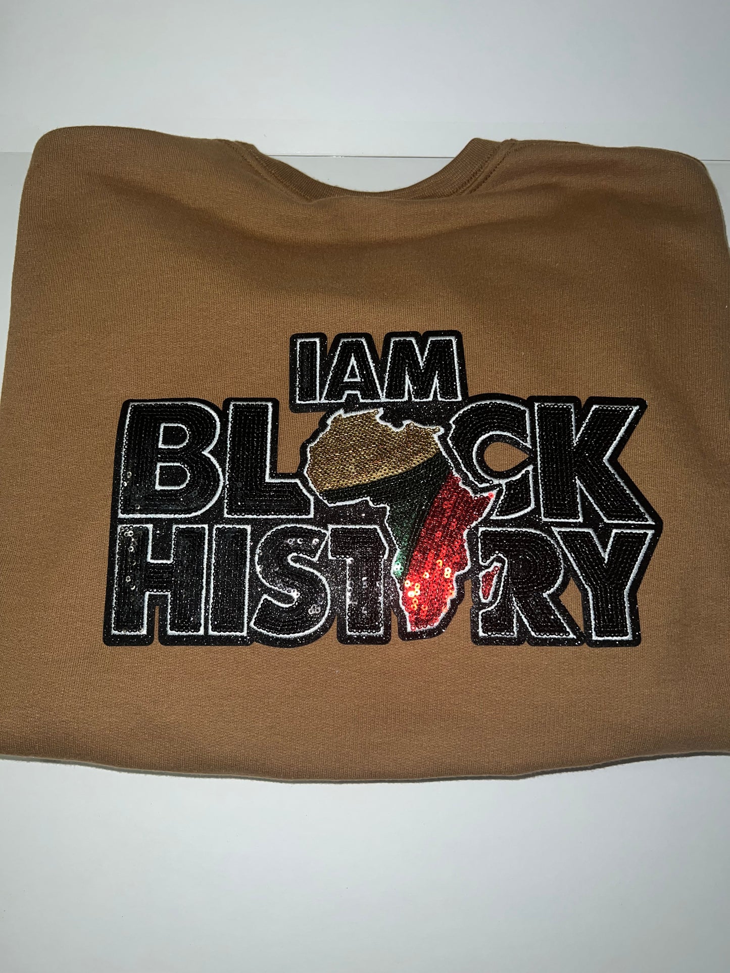 I Am Black History Sequin Sweatshirt