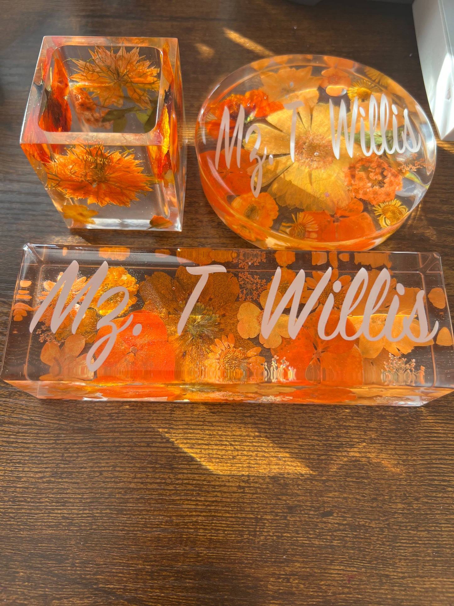 Name Plate, Coaster, Pen Holder