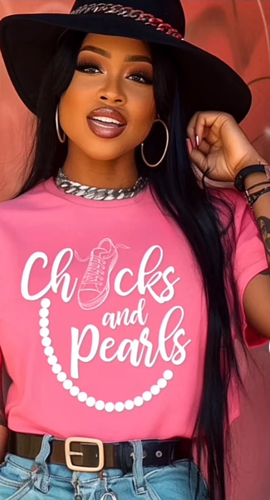 Chucks And Pearls T-shirts