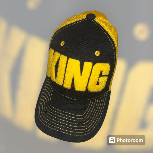 Yellow and Black - King Hat