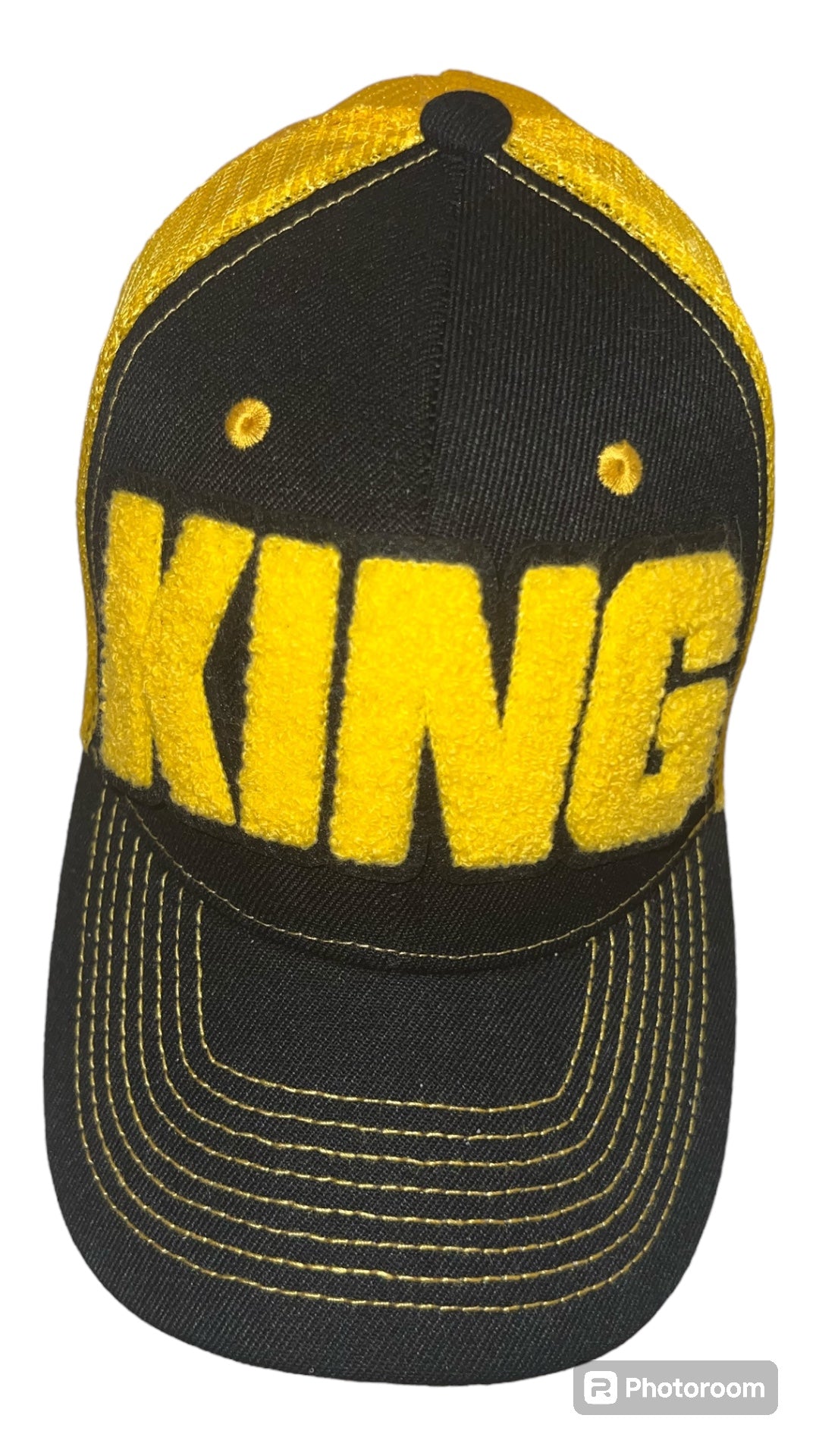 Yellow and Black - King Hat